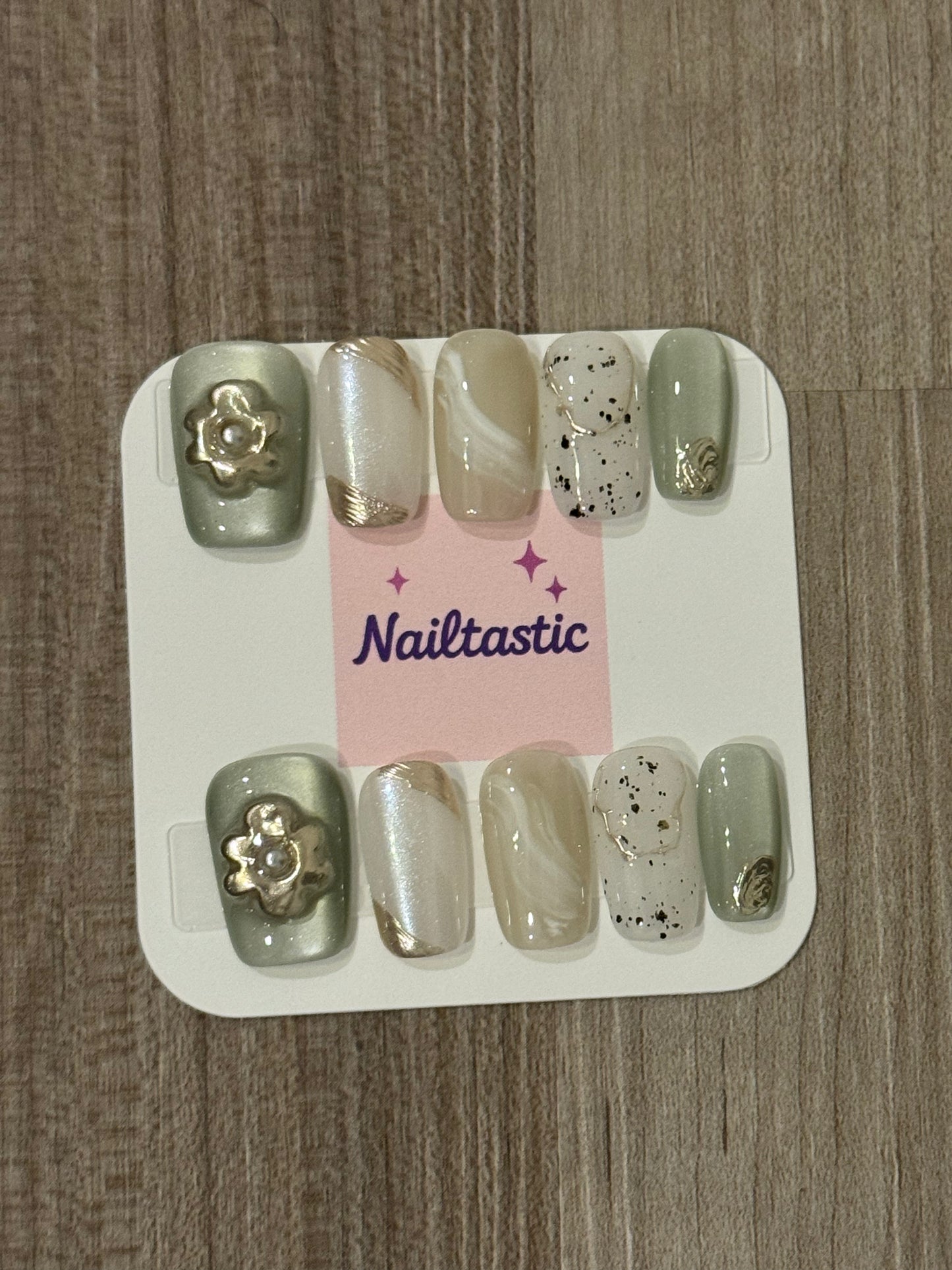 Handmade Press on Nails with Elegant and Unique Nail Art