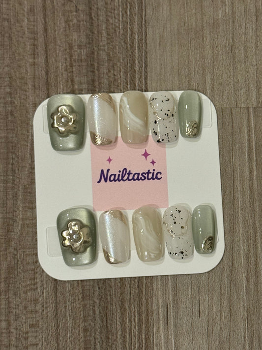 Handmade Press on Nails with Elegant and Unique Nail Art